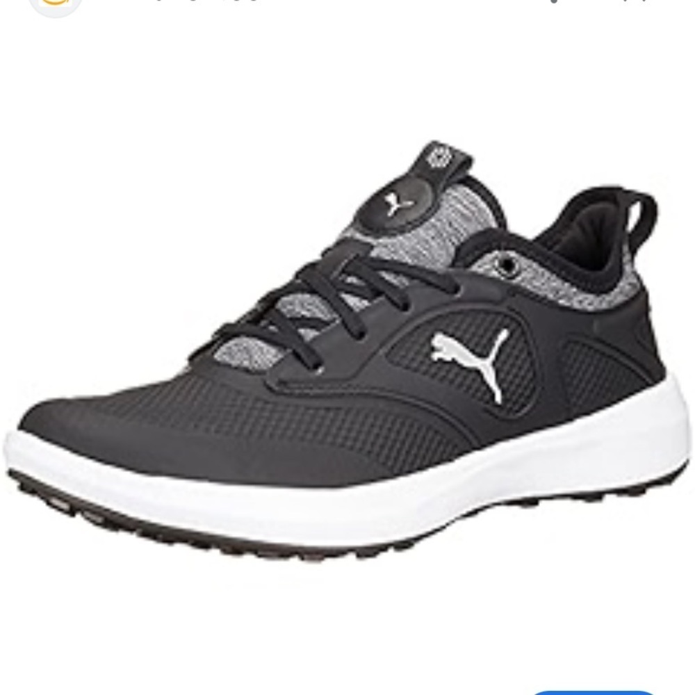 Puma Ignite Malibu Black White Athletic Golf Shoes NWT Size 6
